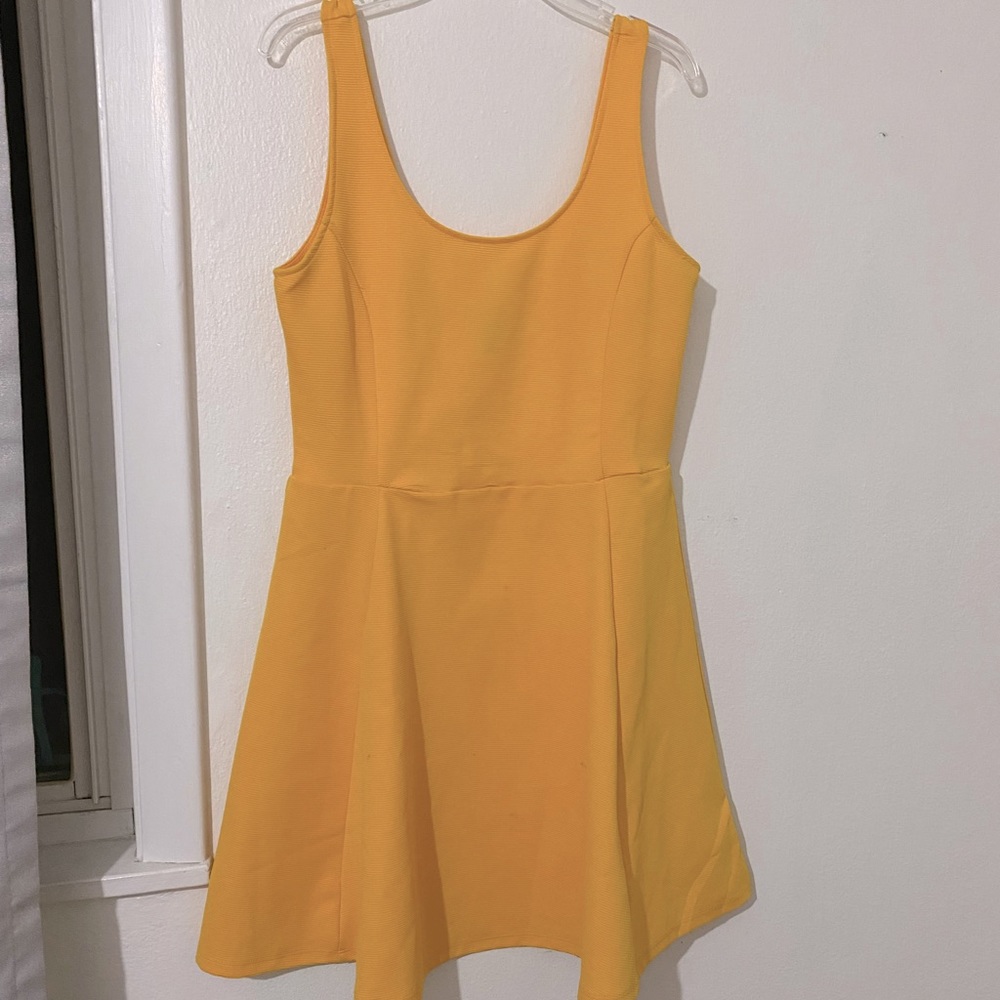 H&M sunflower yellow sun dress